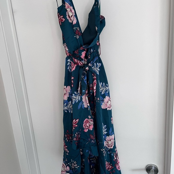 Hello Molly Falling In Style Midi Dress - NWT - green and print - Picture 6 of 9